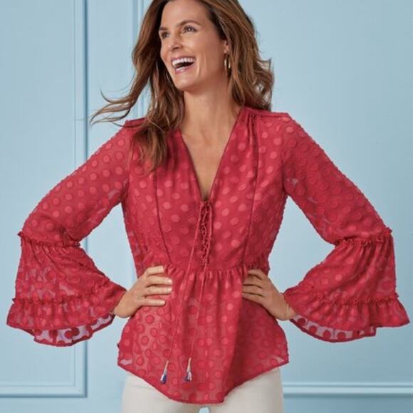 Soft Surroundings Besito Blouse - Picture 1 of 9